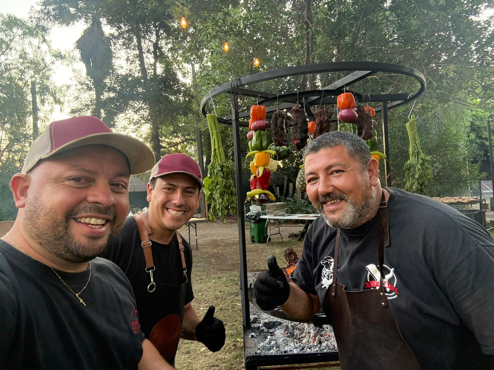 Evento corporativo con asado